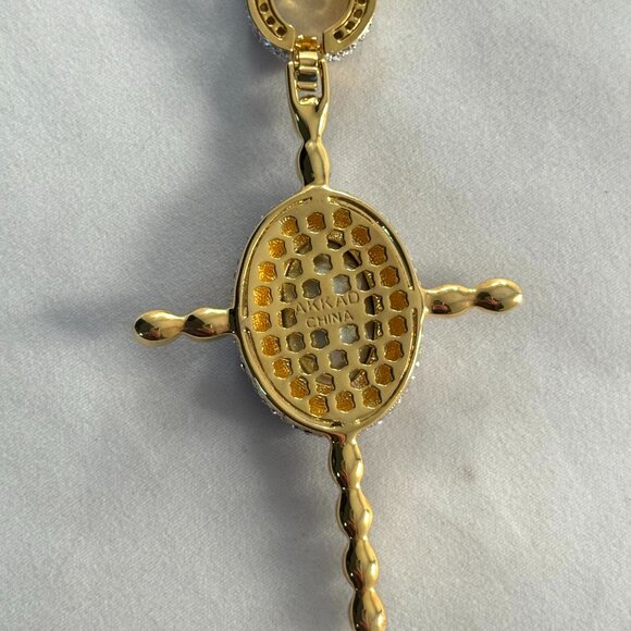 Ornate crystal necklace by Akkad, excellent condition - Picture 5 of 7